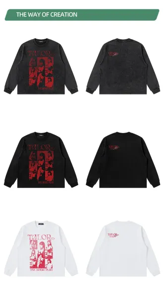Design NSX Music Plan x Talor ED Distressed Black Cropped T-Shirt T-Shirts - 16