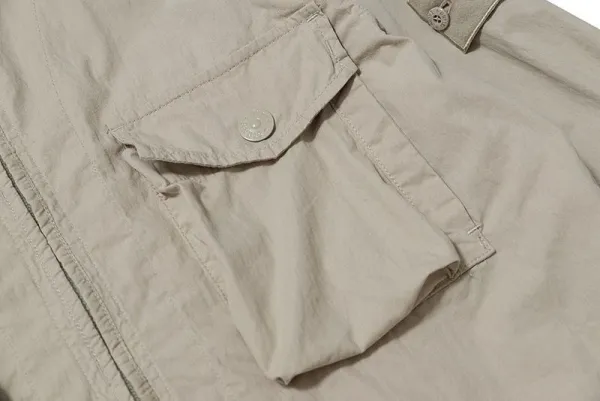 Stone Island Shadow Project G80 Shirt-Jacket Beige and Black Outerwear - 15