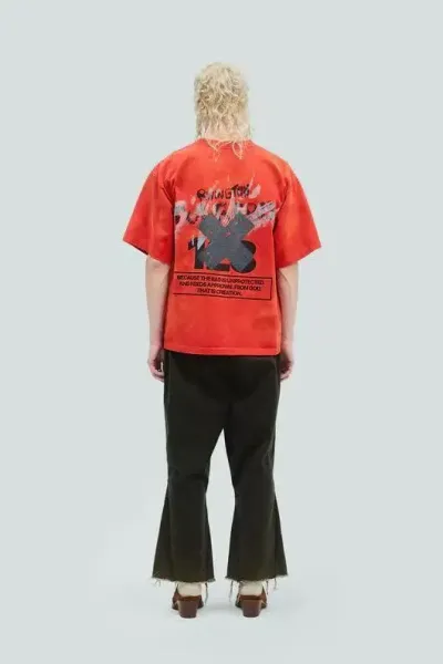 Design Rivington x Mplana M23 Orange Graphic T-Shirt T-Shirts - 28