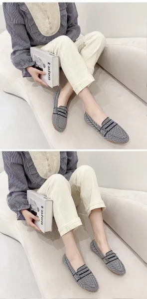 Design Loafers Dusty Rose Mesh Slip-On Casual Shoes - 13