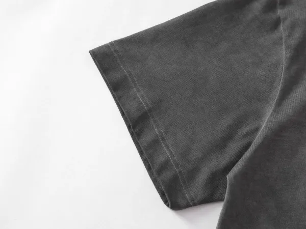 Maison Margiela Tabi Logo Washed Gray T-Shirt - 11