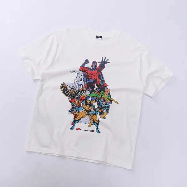 Design Marvel X-Men Group Print White T-Shirt T-Shirts - 1