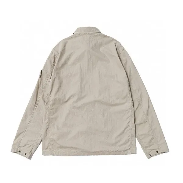 Stone Island Shadow Project G80 Shirt-Jacket Beige and Black Outerwear - 10