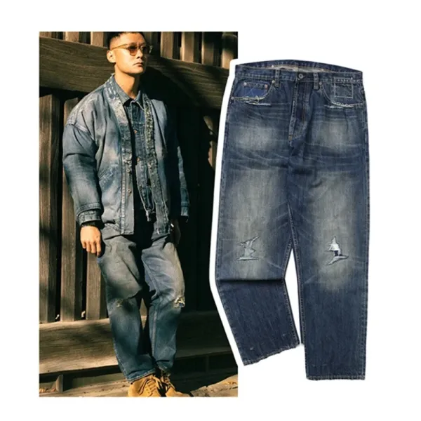 Carhartt Work In Progress Distressed Gray Denim Pants Jeans - 15