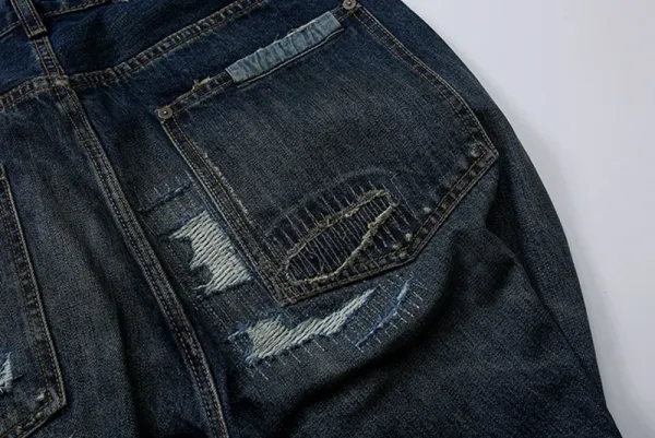 Carhartt Work In Progress Distressed Gray Denim Pants Jeans - 20
