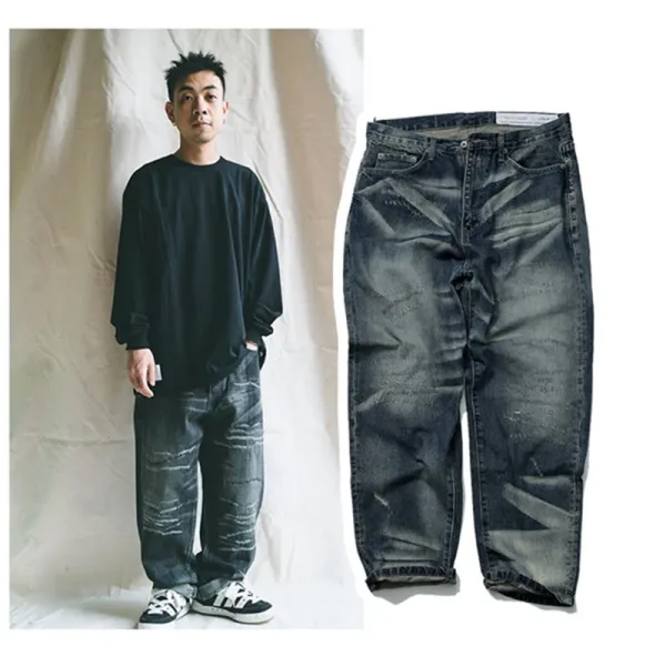 Carhartt Work In Progress Distressed Gray Denim Pants Jeans - 27