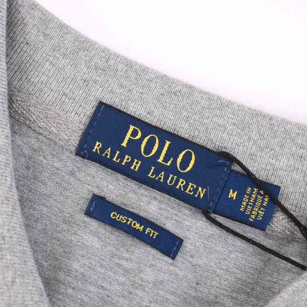 Design Long Sleeve Polo Black Tops Polo - 4