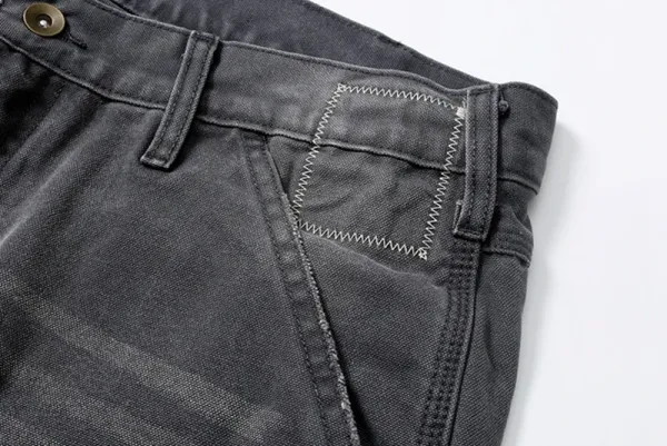 Carhartt Work In Progress Distressed Gray Denim Pants Jeans - 45