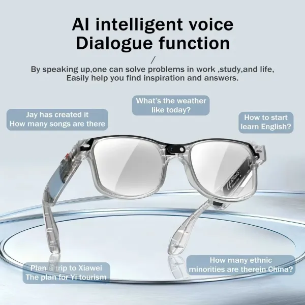 Design Ai Glasses AIMB-G3 Smart Eyewear Transparent Optical Glasses with Interchangeable Lenses Eyewear - 4
