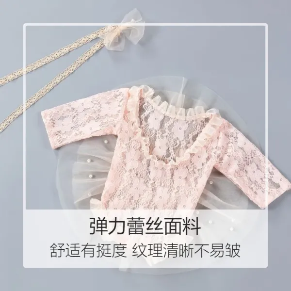 Design Lace Tutu Set White Dress - 5