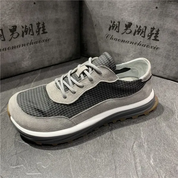 Design Chaonanchaoxie Grid Mesh Sneakers Gray Sneakers - 13