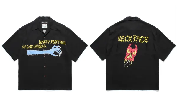 Design Wacko Maria Autopsy Parties Shirt Black Shirt - 1