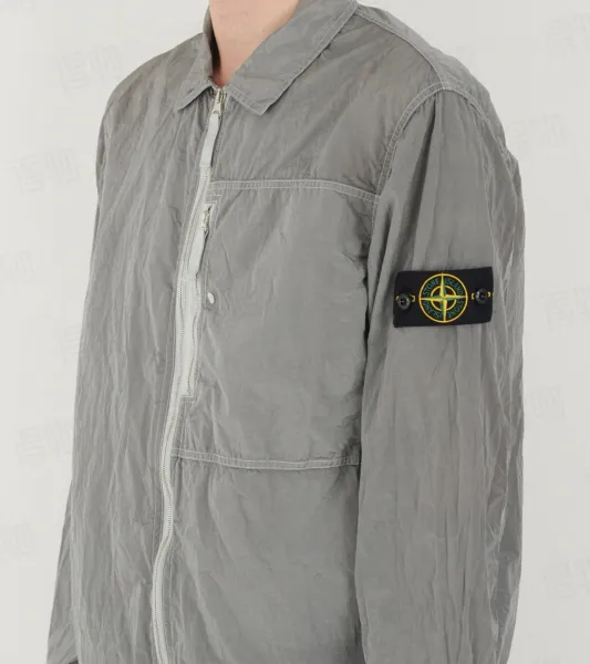 Stone Island Shadow Project Reflective Jacket Black and Silver Outerwear - 3