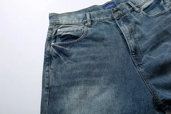 Design Paint-Splatter Washed Denim Jeans - 36