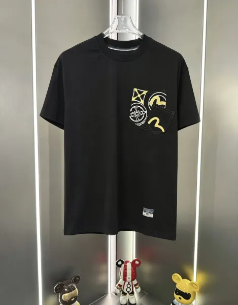 Evisu Craft With Pride Graphic Pocket T-Shirt Black - 22