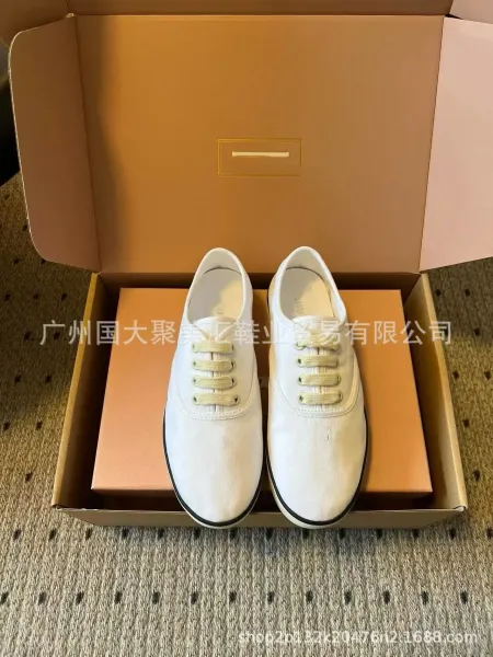 Aimé Leon Dore Canvas Sneakers Beige Canvas Shoes - 23