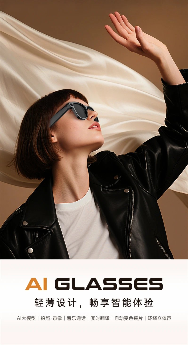 Design Snapchat Spectacles 3 Black Smart Sunglasses with M02 Ultra Charging Case Eyewear - 5