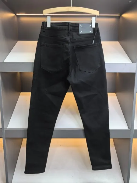 Off-White White Denim Jeans with Industrial Tag - 38