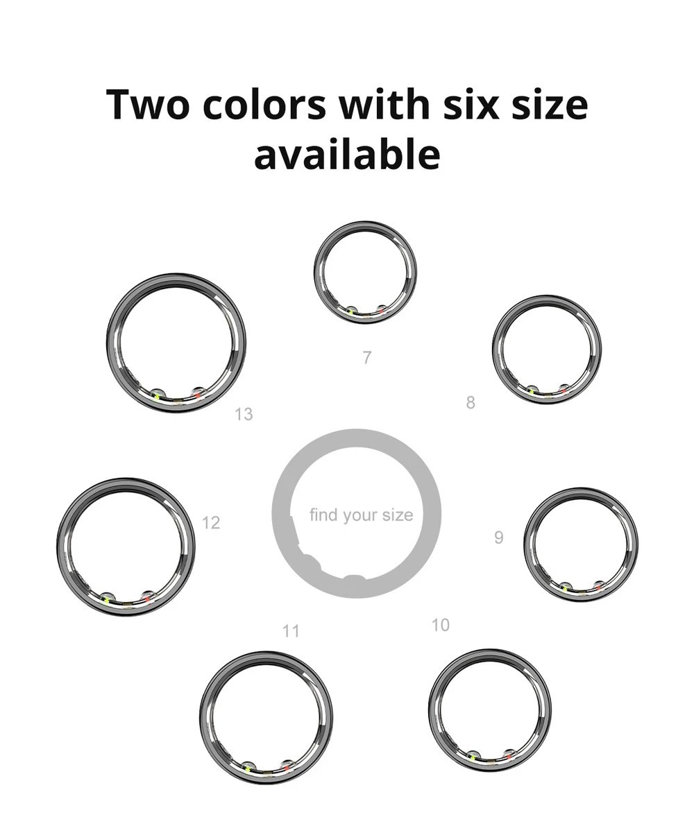 Design COLMi Smart Ring Black Smartwatch Smartwatches - 17