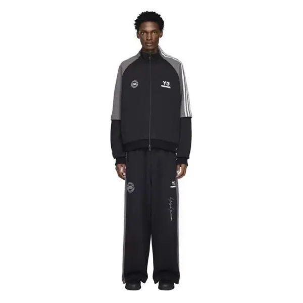 Adidas Y-3 x Neighborhood Track Jacket and Pants Black Gray Set Tracksuit - 9