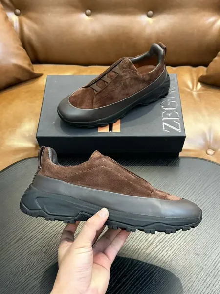 Hogan Interactive Sneaker Olive Suede Chunky Sneakers - 12