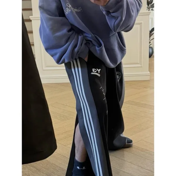 Adidas Y-3 x Neighborhood Track Jacket and Pants Black Gray Set Tracksuit - 12