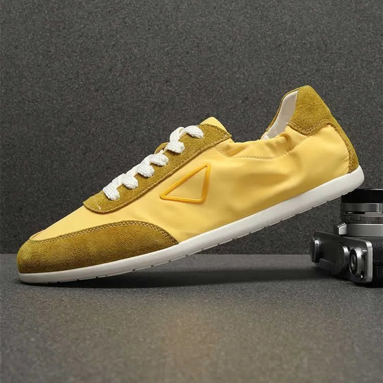 Design Minimalist Slip-On Sneaker White Gray Casual Shoes - 6
