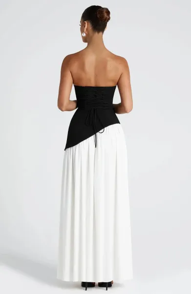 Design Olive Green Asymmetrical Halter Gown Dress.formal Dress - 19