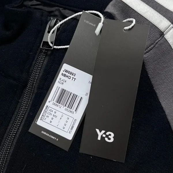 Adidas Y-3 x Neighborhood Track Jacket and Pants Black Gray Set Tracksuit - 35