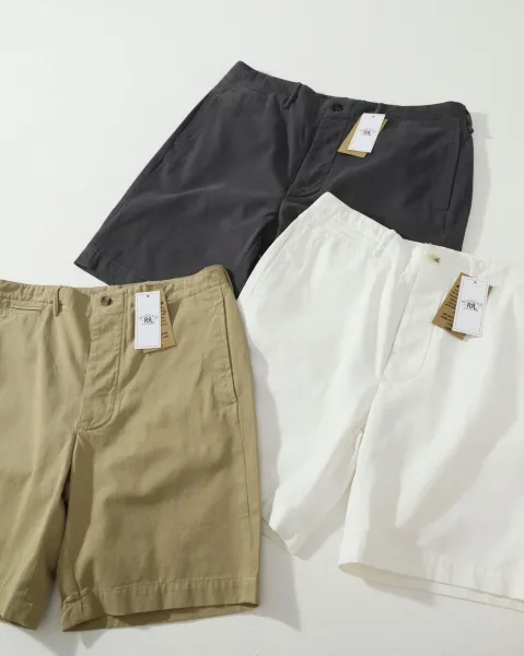 Polo Ralph Lauren Classic Fit Chino Shorts Beige, White, Gray - 24