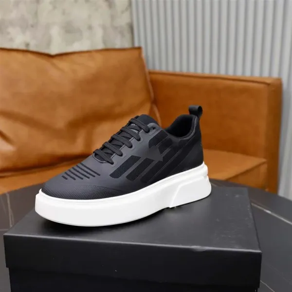Design Chunky Platform Sneakers Gray White - 2