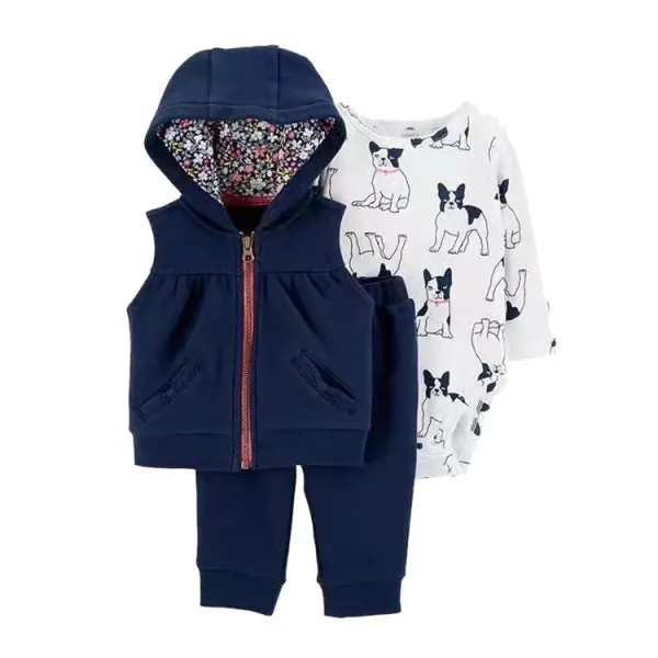 Design Carter's Tiny Ranger Explorer Set Burgundy / White / Denim Blue Baby Clothing Set Sets - 43