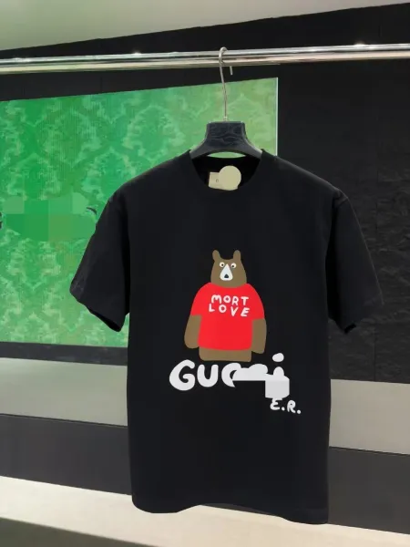 Gucci Bear Print T-Shirt Black - 1