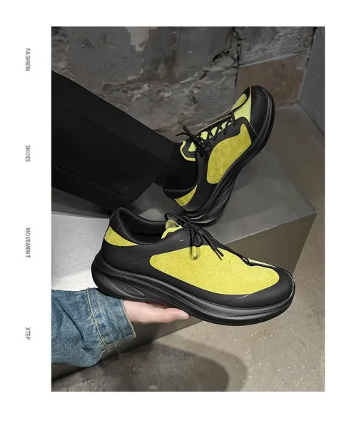 Design Chunky Mesh Sneakers in Off-White - 10