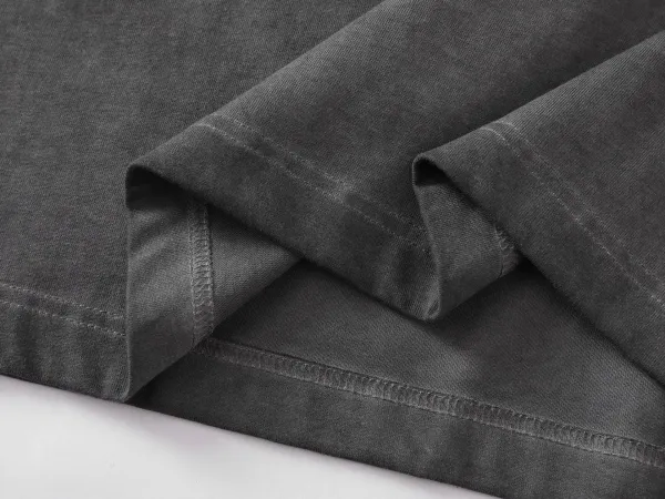 Maison Margiela Tabi Logo Washed Gray T-Shirt - 13
