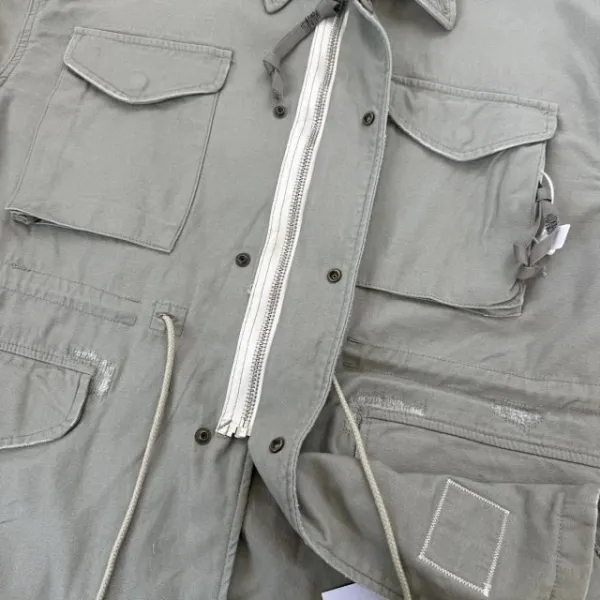 Carhartt Work In Progress M-65 Field Jacket Olive Green Jacket Outerwear - 25