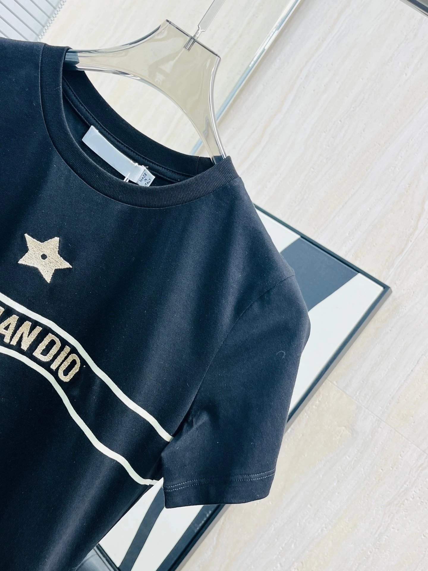 Dior Christia DIO Star Logo White T-Shirt - 10