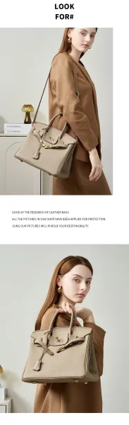 Hermès Birkin Bag Gris Perle Togo Leather Handbag - 21