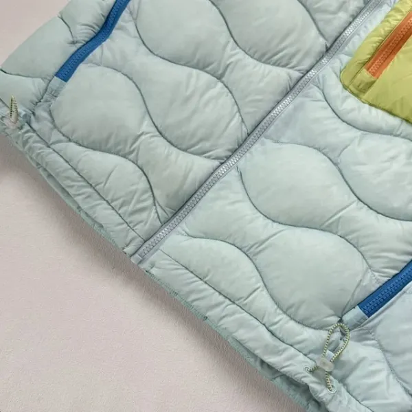 Arc'teryx Helium Down Collection Vest Light Blue with Lime Pocket Outerwear.vest - 20