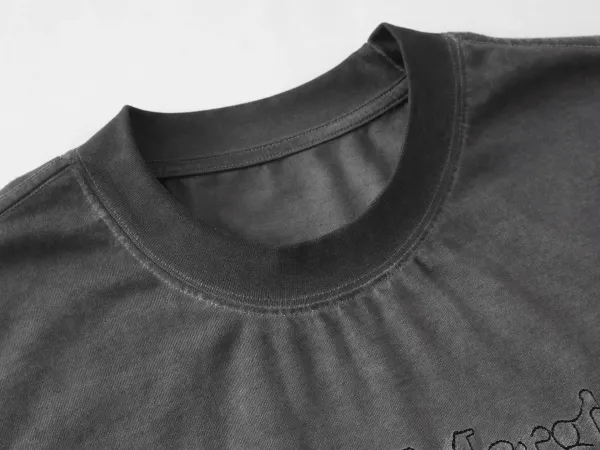 Maison Margiela Tabi Logo Washed Gray T-Shirt - 14