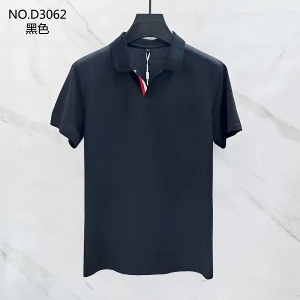 Design Classic Collar Polo Black Polo Shirt - 11