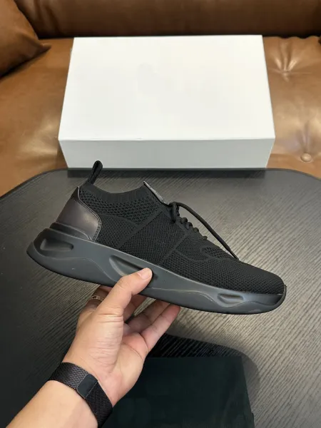 Design Chunky Knit Sneakers Black / Gray - 3