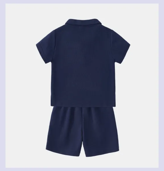 Puma Polo Shirt and Shorts Set Olive Green Casual Set - 13