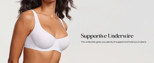 Design Seamless Underwire Bra Black Underwear - 7