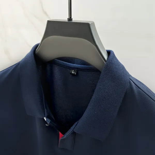Design Classic Collar Polo Black Polo Shirt - 14
