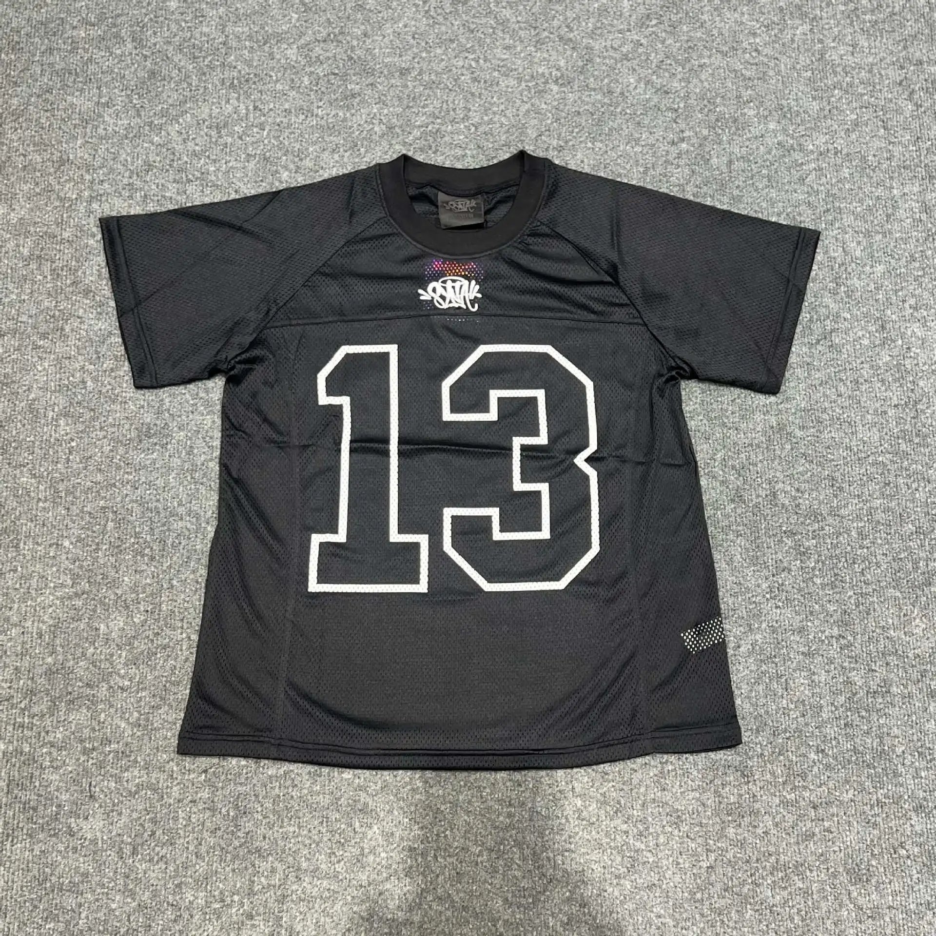 Stussy Mesh Jersey Number 13 Black