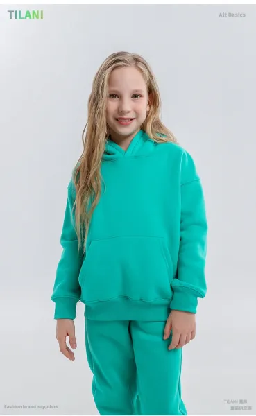 Design Oversized Hoodie and Sweatpants Set Sage Green Casual Set - 49
