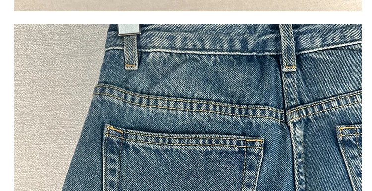 Prada Striped Ribbed Knit Top and White Denim Shorts Set - 22