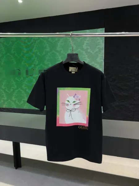 Gucci x E. van R Bear Print Graphic T-Shirt White - 11