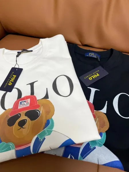 Polo Ralph Lauren Polo Bear Graphic T-Shirt Navy - 6